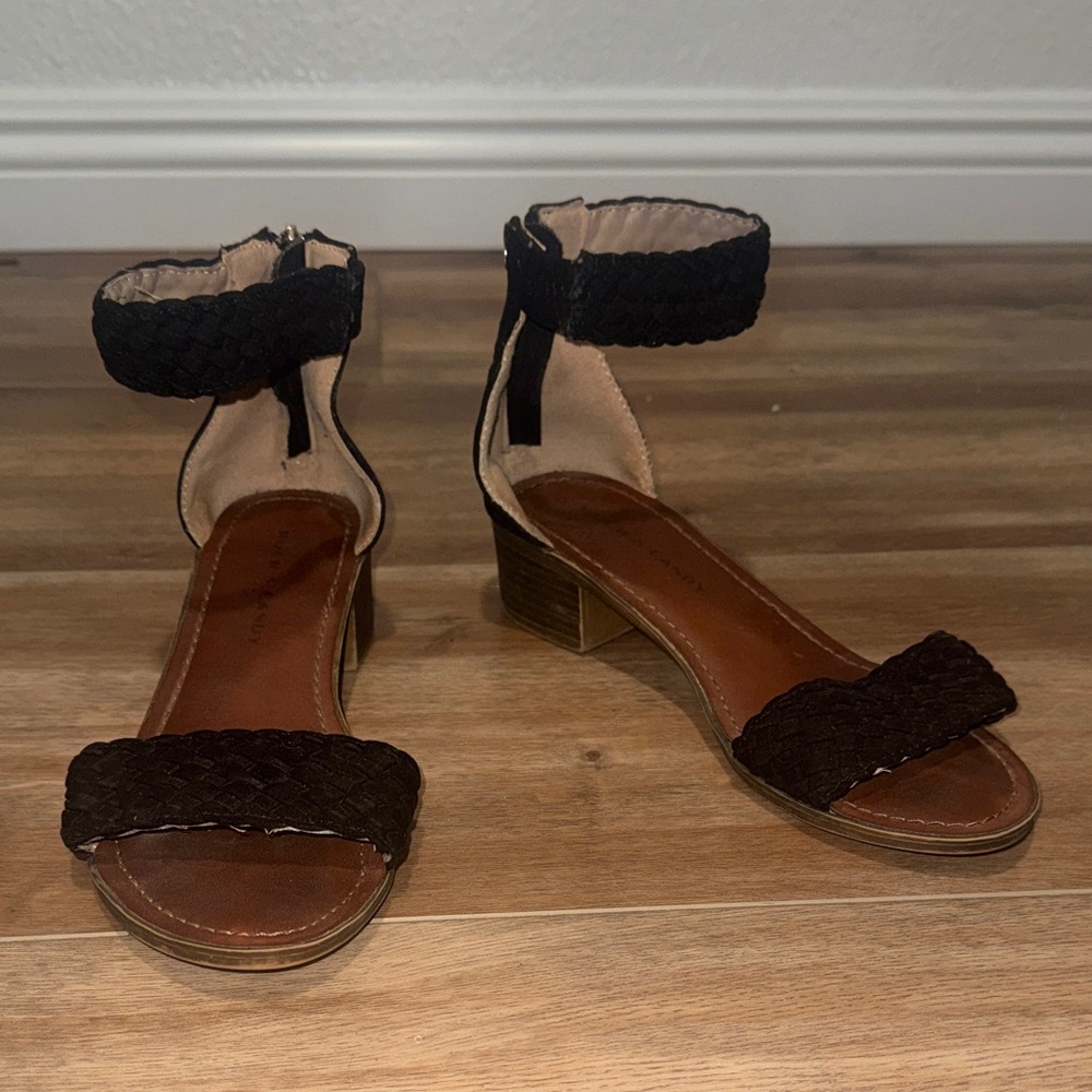 Rock & Candy Black Braided Sandals